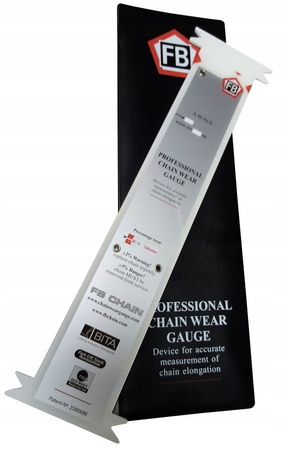 Przymiar LINIJKA DO ŁAŃCUCHA pomiar zużycia TVH