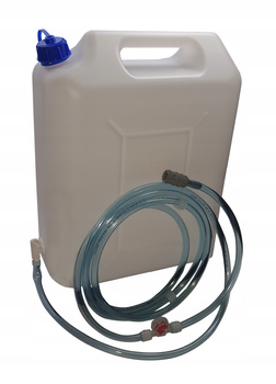 Zbiornik wody 15l z kranem i kompletnym przyłączem