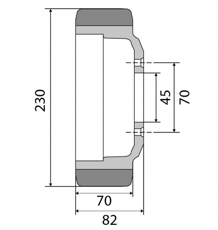 Koło Napędowe 230/75-185/45 STILL 4400716 PU POLIURETAN
