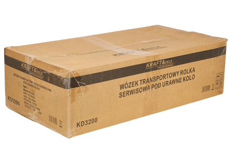 Wózek Transportowy Rolka Pod Urwane Koło 1200kg KD3200