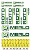Naklejka ładowarka MERLO ROTO duży napis 70x15cm