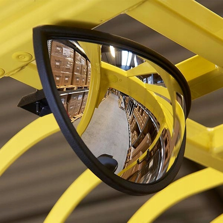 Lusterko dodatkowe PANORAMICZNE WÓZEK widłowy 28cm