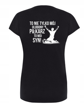 Koszulka dla Mamy Piłkarza Mama Piłkarza czarna XXL