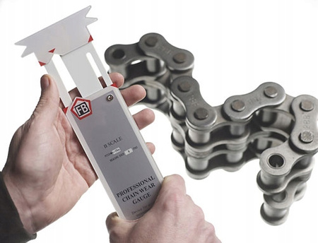 Przymiar LINIJKA DO ŁAŃCUCHA pomiar zużycia TVH