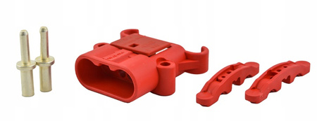 Wtyczka złącze 80A 25mm CZERWONA do wózek widłowy