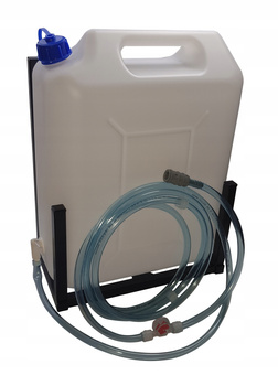 Zbiornik wody 15l z kranem przyłączem i stelażem