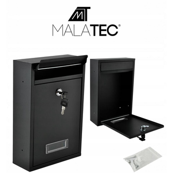 SKRZYNKA POCZTOWA NA LISTY, DUŻA, ANTRACYT GRAFIT