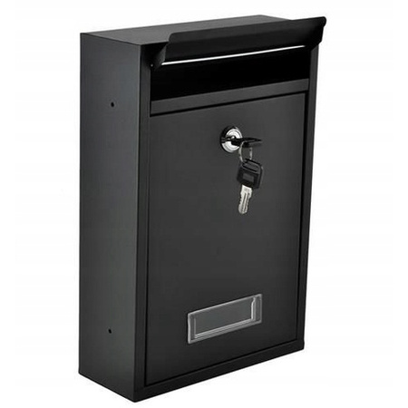 SKRZYNKA POCZTOWA NA LISTY, DUŻA, ANTRACYT GRAFIT