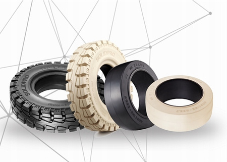 Opona koło superelastyczna NEXEN SolidPro 200/50-10 Quick CZARNA