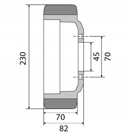 Koło Napędowe 230/70-184/45 Jungheinrich 50023644