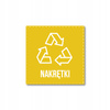 Naklejka recykling segregacja ELEKTROŚMIECI 5cm