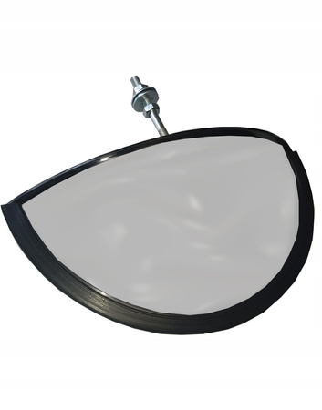 Lusterko dodatkowe PANORAMICZNE WÓZEK widłowy 28cm